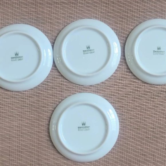 4 Bareuther Waldsassen Bavaria Germany Rembrandt Coaster Pin Dish/Night Watch - Picture 8 of 9